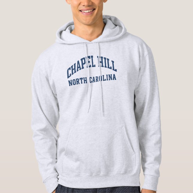 Moletom Chapel Hill Carolina do Norte - Clássico Bloco de  (Frente)