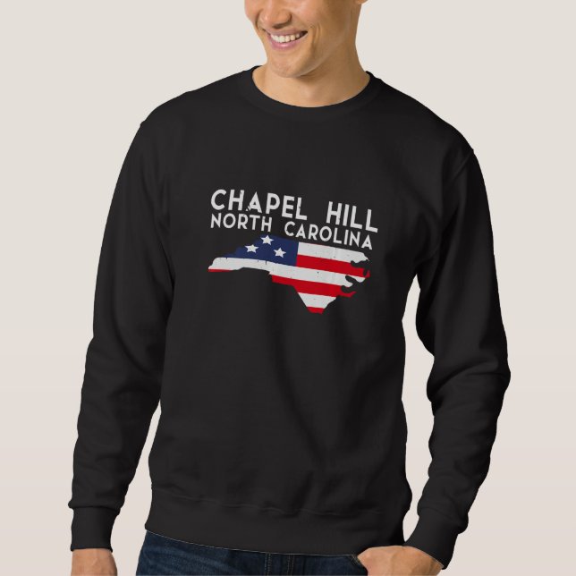 Moletom Chapel Hill Carolina do Norte Estados Unidos Améri (Frente)