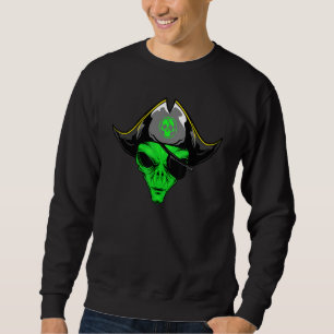 Moletom Chapéu de Pirata Extraterrestre Roupa de Halloween