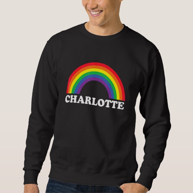 Moletom Charlotte Rainbow LGBTQ Gay Pride Lesbians Queer (Frente)