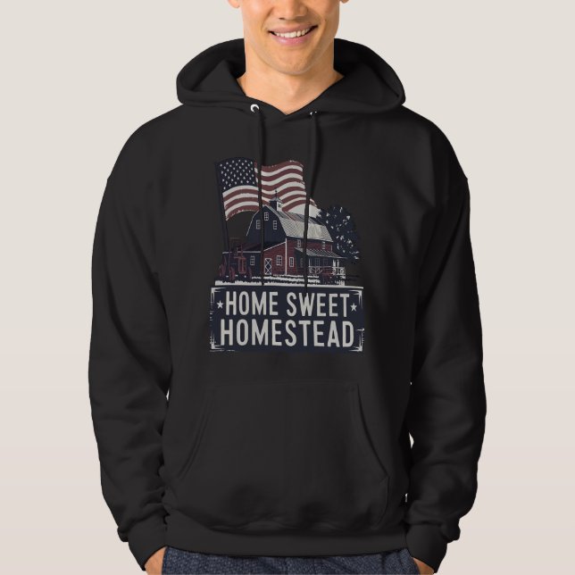 Moletom Charm da Fazenda: Home Sweet Homestead (Frente)