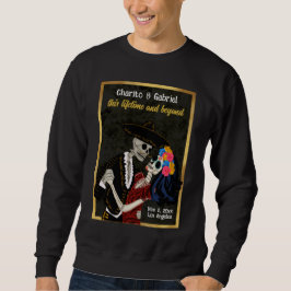 Moletom Charro e Catrina Sugar Skulls Black