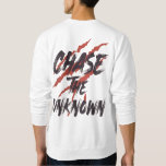Moletom Chase The Unknown– Urban Grunge Streetwear Graphic<br><div class="desc">Embrace the thrill of the unseen with this bold 'Chase The Unknown' graphic design. Featuring a striking red claw-mark aesthetic layered behind aggressive, hand-brushed typography, this piece captures the essence of urban exploration and raw energy. Perfect for those who push boundaries and live for the adventure. Whether you're hitting the...</div>