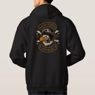 Moletom Chaves de Águia de Motociclista Personalizadas
