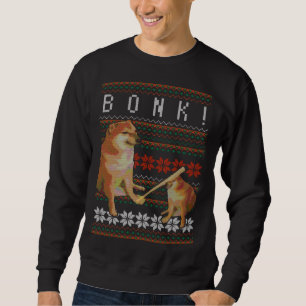 Moletom Cheems Bonk Ugly Christmas Sweater Doge Desig