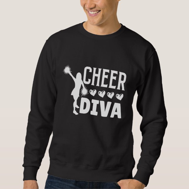 Moletom Cheer Diva Cheerleader (Frente)