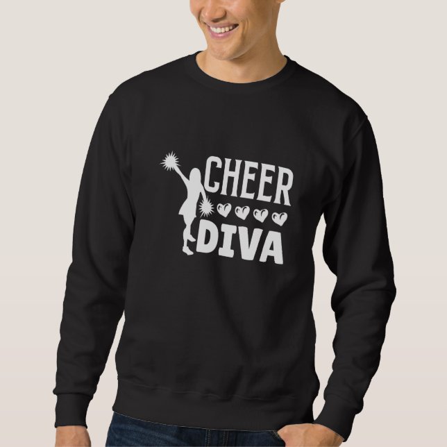 Moletom Cheer Diva Cheerleader (Frente)