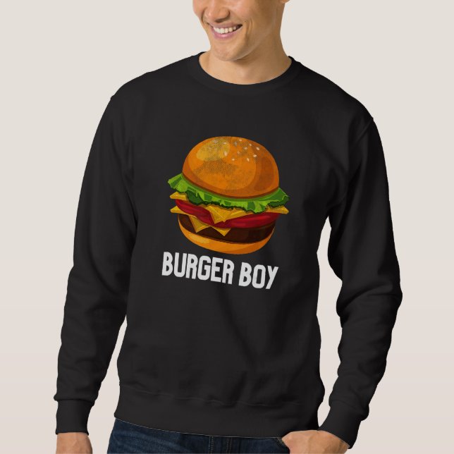 Moletom Cheeseburger Hamburger Comida Rápida Burger Boy Co (Frente)