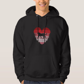 Moletom Cheetah Heart Love Valentines Day Vintage Retro Su