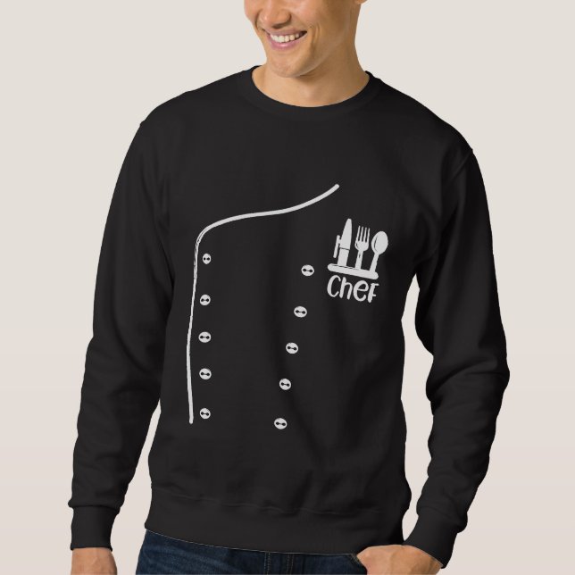 Moletom Chef Uniforme Comida Cook Tee (Frente)