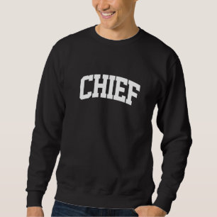 Moletom Chefe Vintage Retro Job College, Arte Esportiva En
