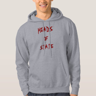 Moletom Chefes do hoodie de Estado - cinza