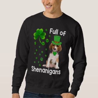 Moletom Cheio De Cachorro De Shenanigans Leprechaun Rua Pa