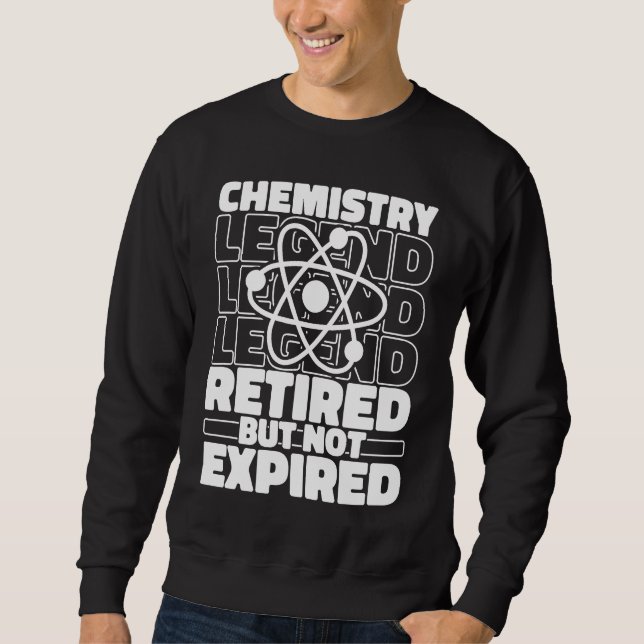 Moletom Chemist Retired Scientist Student Science Teacher  (Frente)