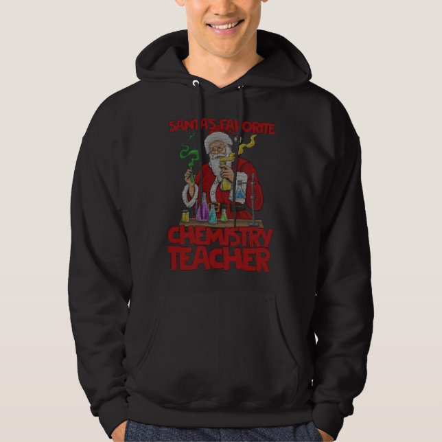 Moletom Chemistry teacher Santa Claus Lab Work Ugly Christ (Frente)