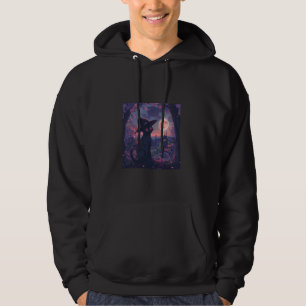 Moletom Cherry Blossom Halloween Black Cat Hat