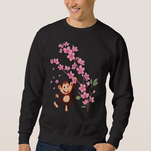 Moletom Cherry Blossomo Cherryblossom Flor Japonês Árvore (Frente)