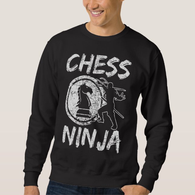 Moletom Chess Ninja dizendo (Frente)