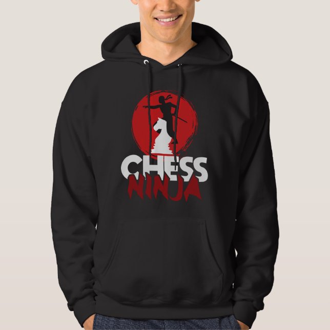 Moletom Chess Ninja - Funny Chess Player Chess Lover (Frente)