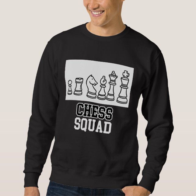 Moletom Chess Squad  Quote Checkmate (Frente)