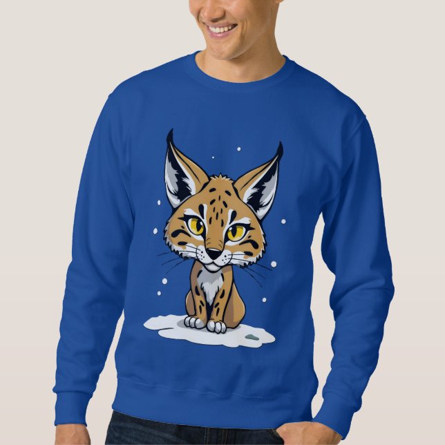 Moletom Chibi-Luchs im Schnee (Frente)