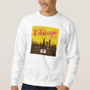 Moletom Chicago Illinois Skyline