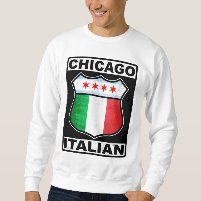Moletom Chicago Italiano Americano (Frente)