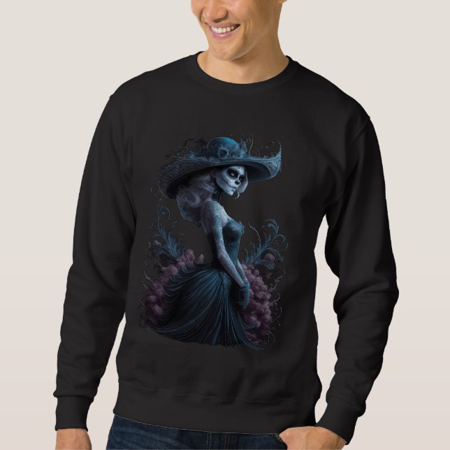 Moletom Chicano Chicana La Raza Barrio Tatuagem Art Death  (Frente)