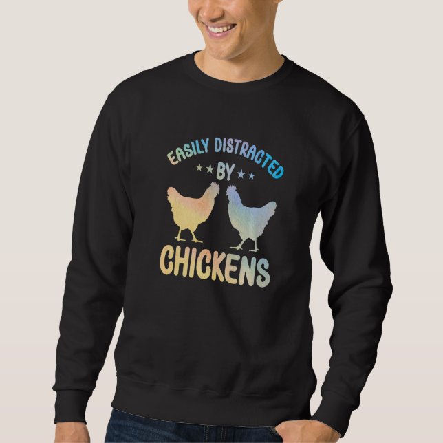 Moletom Chicken Outfit for Chicken Hen Lovers Apparel Wome (Frente)