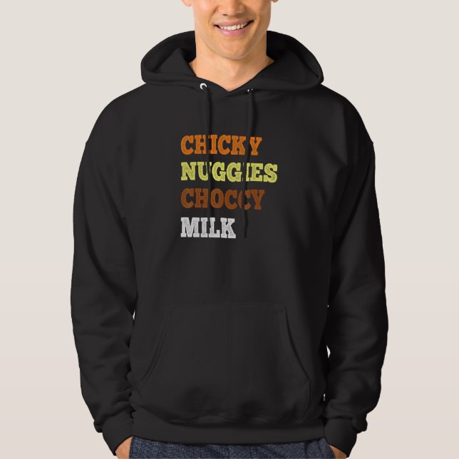 Moletom Chicky Nuggy Choccy milk Chicken Nugget Memory (Frente)