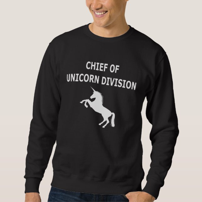Moletom Chief of Unicorn Division (Frente)