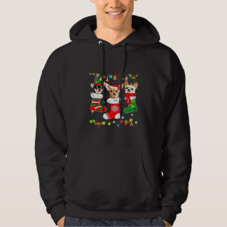 Moletom Chihuahua Christmas Lights Xmas Dog Classic T-Shir