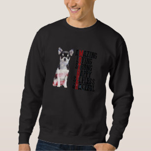Moletom Chihuahua Incrível Adorando Forte Gra Selvagem Fel