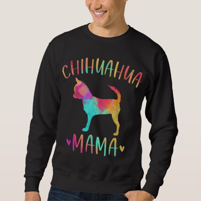 Moletom Chihuahua Mama Colorful Chi - Chi dá presentes mam (Frente)