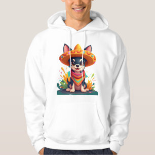 Moletom Chihuahua México Cinco de Maio Cachorro Engraçado