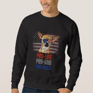 Moletom Chihuahua Pro Life Pro Deus Cães Pró