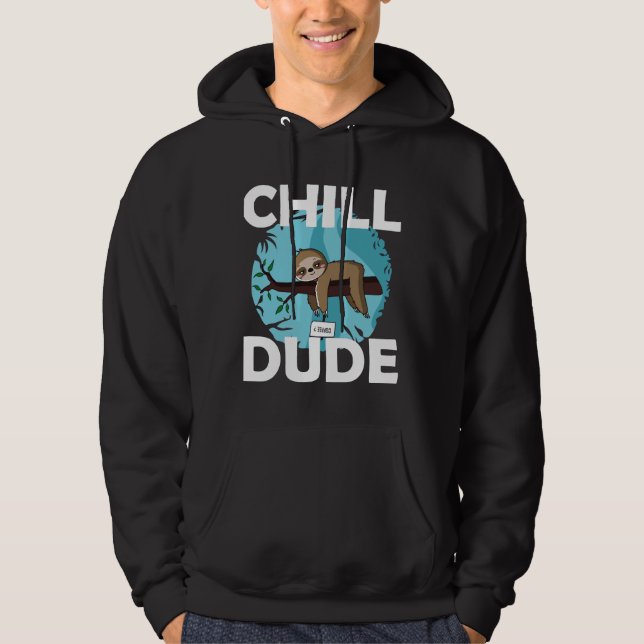 Moletom Chill Dude Sloth (Frente)