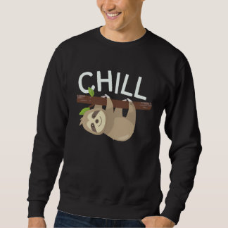 Moletom Chill Outfit Lazy Sloth Relaxing