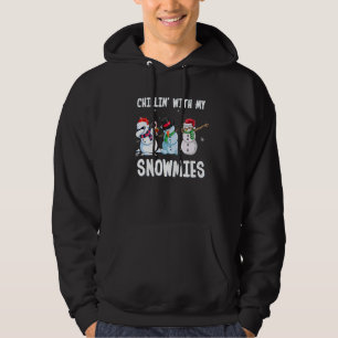 Moletom Chillin Com Meu Pijama Da Família Snowmies Snowman