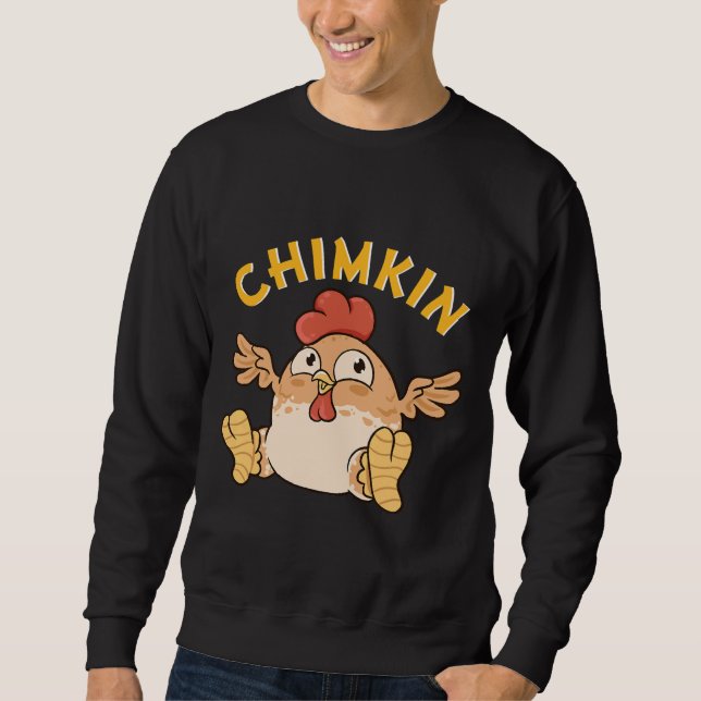 Moletom Chimkin Fat Derpy Chicken Meme (Frente)