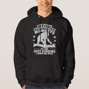 Moletom Chimpanzé esquadrão primates chimpanzé vintag