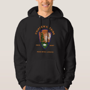 Moletom Chippewa Tribe - Respeito do Orgulho Indiano Nativ