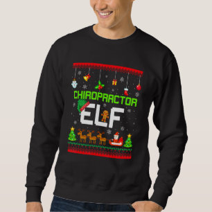 Moletom Chiropractor Elf Funny Chiro Chiropractic Ugly Xma