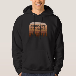 Moletom Choc lit chocolate 100 melanina cor da pele África
