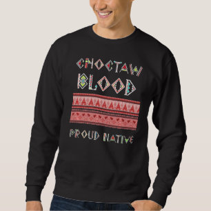 Moletom Choctaw Blood Orgulhoso Americano Nativo