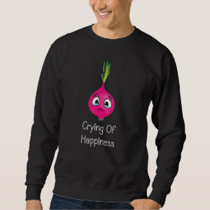 Moletom Choro De Cebolas Felizes Cozinhar Piadas De Canhõe