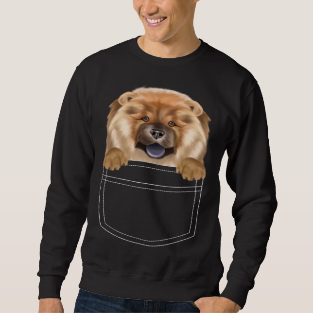 Moletom Chow Chow Dog In Pocket  Dog (Frente)