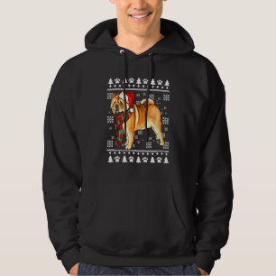 Moletom Chow Chow Dog Santa Hat Natal Feio