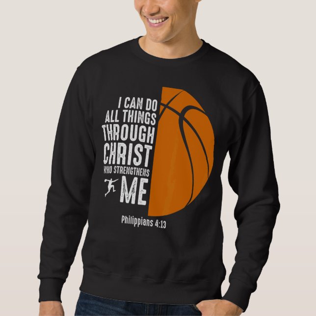 Moletom Christian Basquete Religioso Inspirativo (Frente)