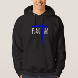 Moletom Christian Faith E Policial Da Linha Azul